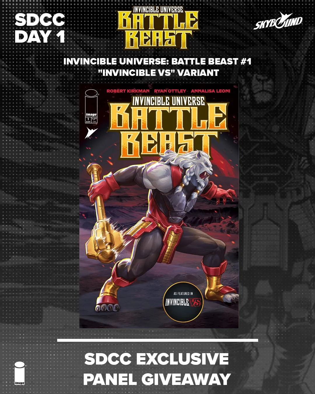 Invincible VS promotional poster