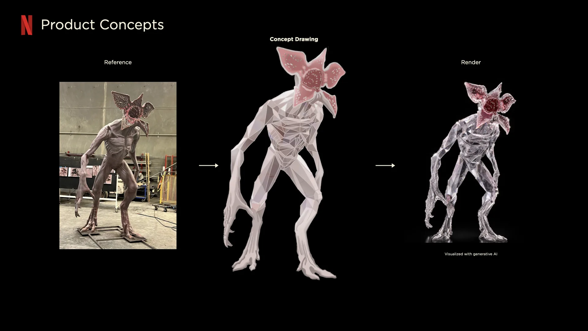 Crystal figure product concept